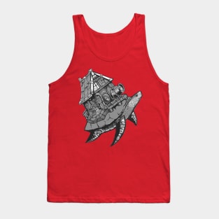 Sea turtle adventure house Tank Top